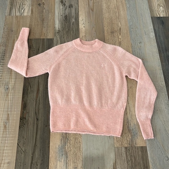 Jack Wills Girls Pink Crew Neck Sweater Size US 4 Pull Over - Picture 1 of 7